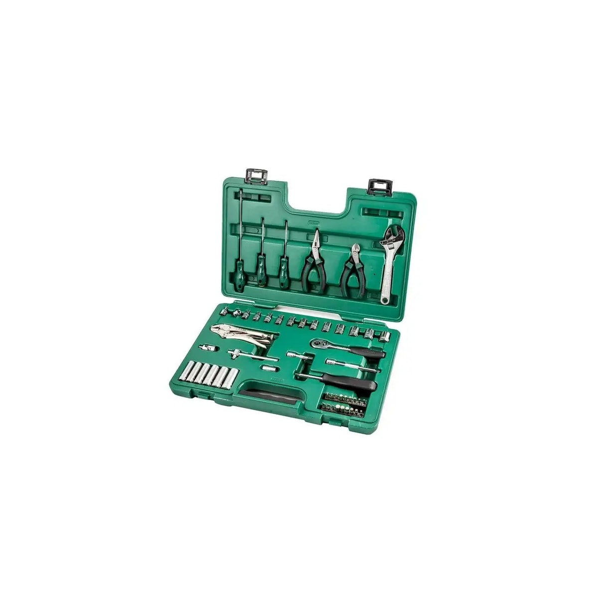 Jogo De Ferramentas com 52PC com Catraca Reversível e 5 Acessórios - SATA-ST09505SJ