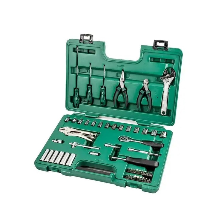 Jogo De Ferramentas com 52PC com Catraca Reversível e 5 Acessórios - SATA-ST09505SJ