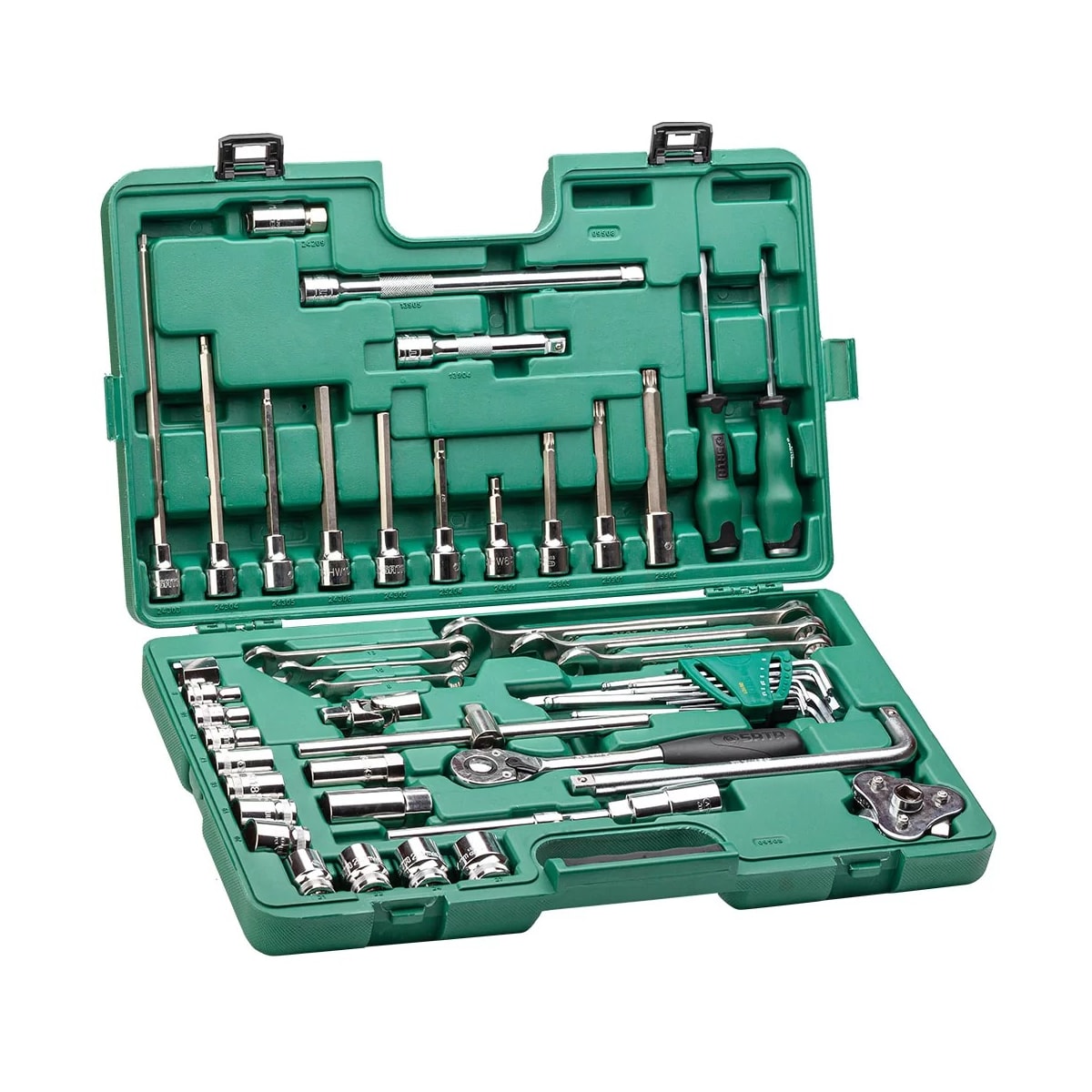 Jogo de Ferramentas CR-V para Oficina com 50 Peças - SATA-ST09508