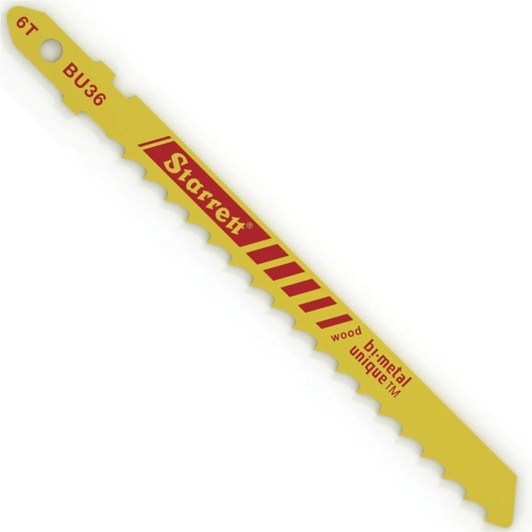 Jogo de Lâminas de Serra Tico-Tico Bimetal 75mm 6D - STARRETT-BU36