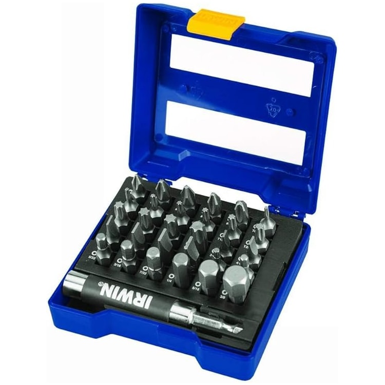 Jogo de Pontas 25mm Power Bit para Parafusadeira com 31 Peças e Estojo - IRWIN-1865329