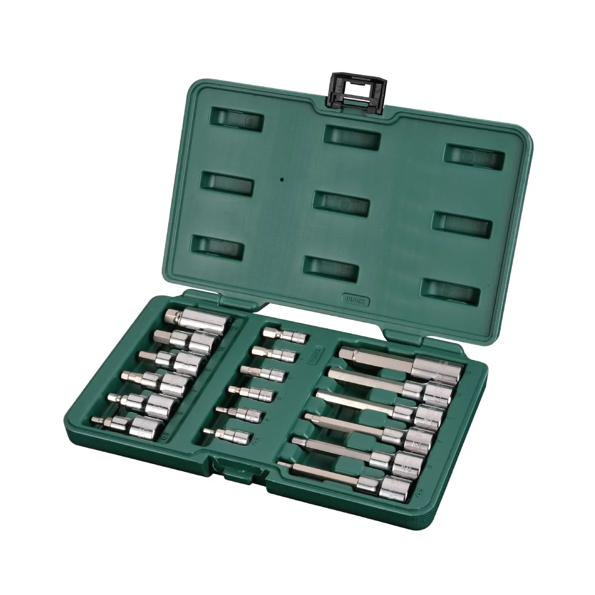 Jogo De Soquete Com Bits Hexagonais 1/4 1/2 - SATA - ST09053SJ