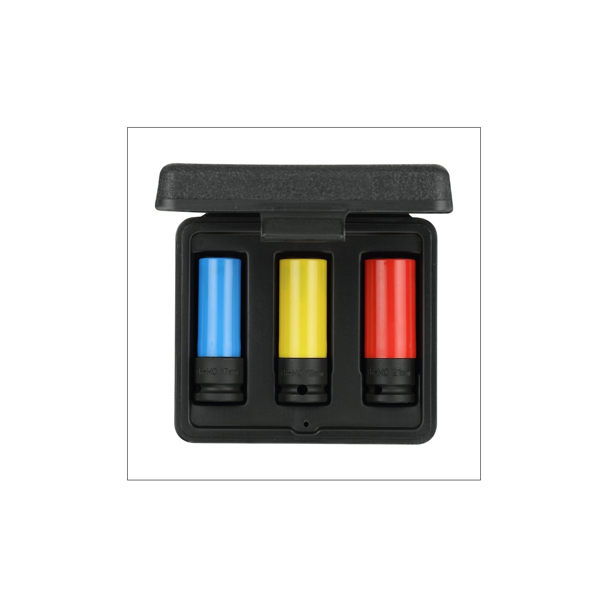 Jogo de Soquete de Impacto 1/2" 17 A 21mm 3 Peças - GEDORE RED-3300578