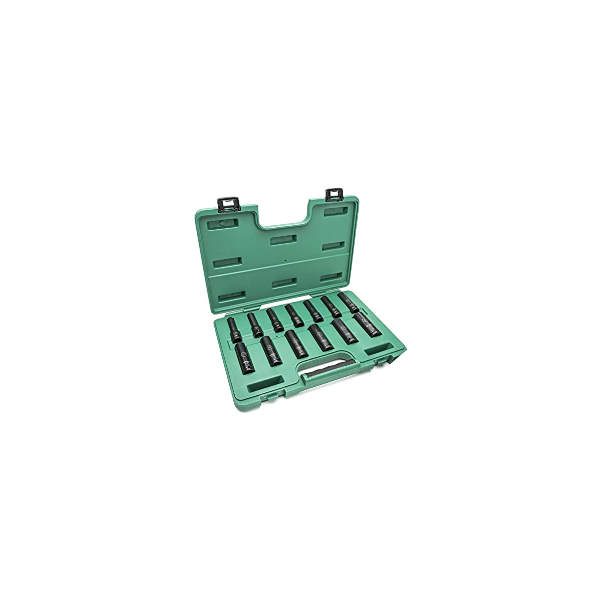 Jogo De Soquete De Impacto Longo 1/2 10-24MM 13 Peças - SATA-ST34398T