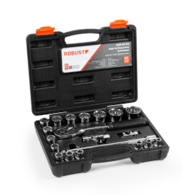Jogo De Soquete Estriado 1/2 8 a 32mm - ROBUST-S69003020