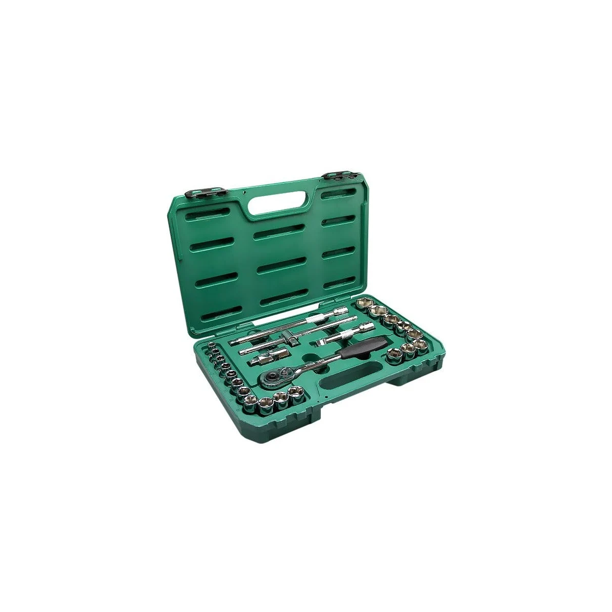 Jogo de Soquete Sextavado 1/2" de 9 a 32mm Com 24 Peças - SATA-ST09060-6SJ