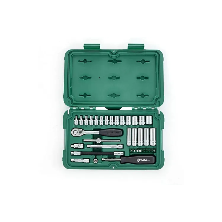 Jogo De Soquete Sextavado 1/4 3 5 a 14/8 a 13 - SATA - ST09001SJ