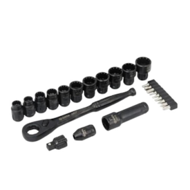  Jogo de Soquetes com Catraca 3/8 24 Peças - SATA-ST09060G