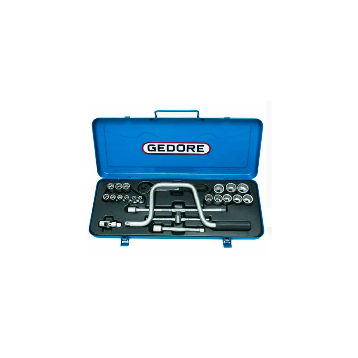 Jogo de Soquetes e Acessórios 6 a 22mm Encaixe 3/8" com 23 Peças - GEDORE 014203