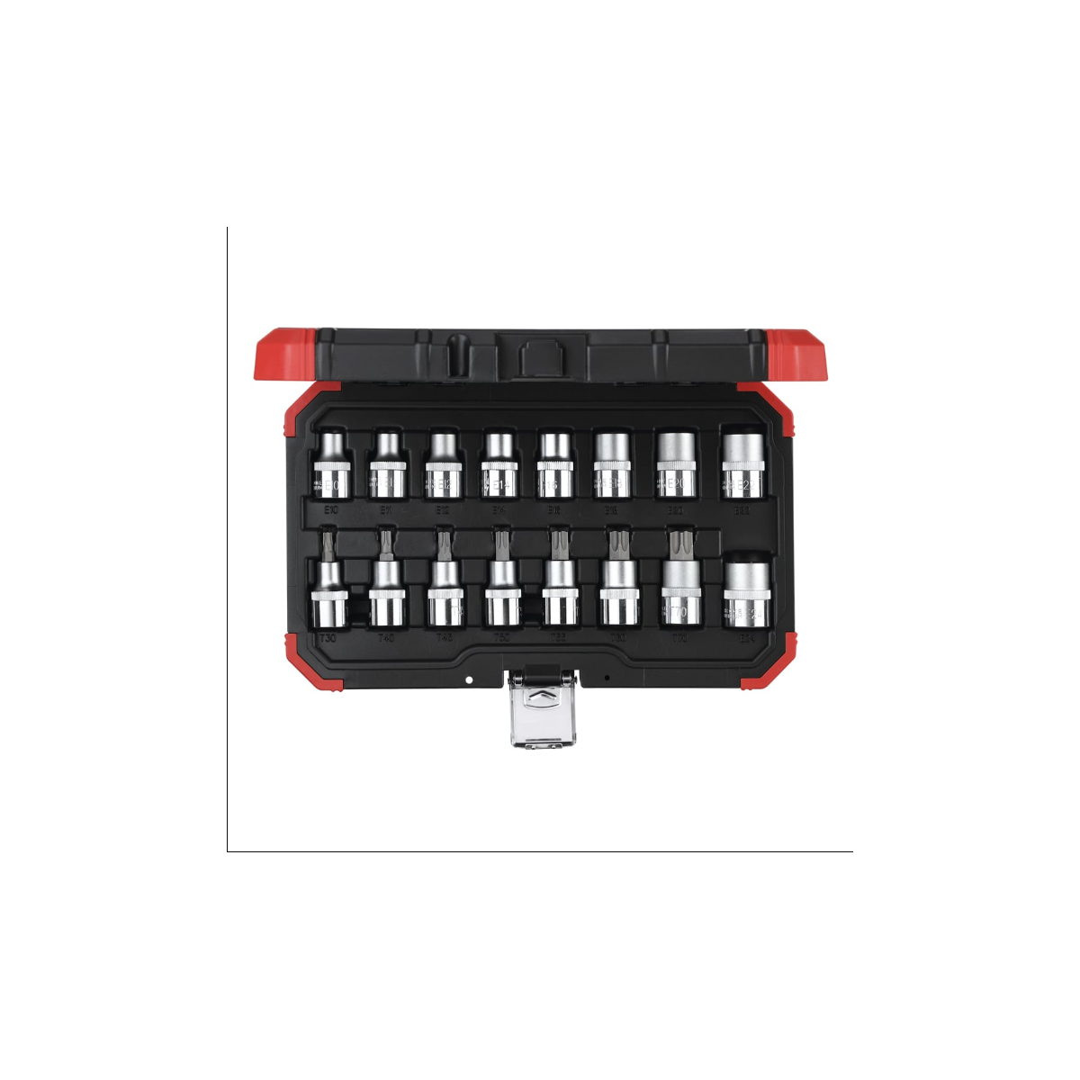 Jogo de Soquetes e Chaves TX Perfil Hexalobular 1/2" 16 Peças - GEDORE RED-330009