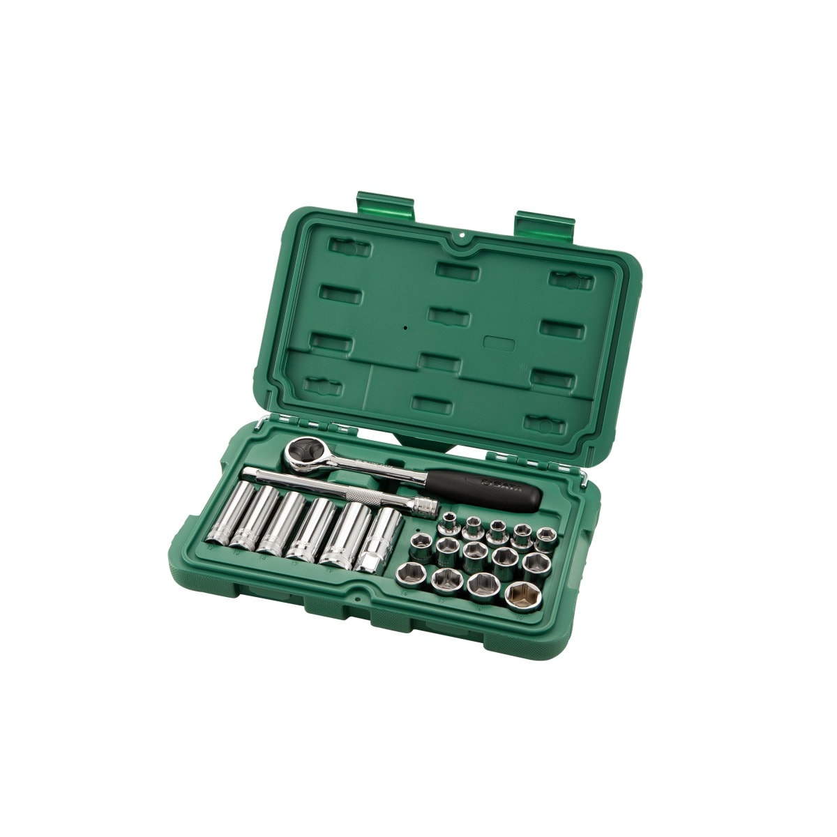 Jogo de Soquetes Sextavado de 3/8" com 23 Peças - SATA-ST09524