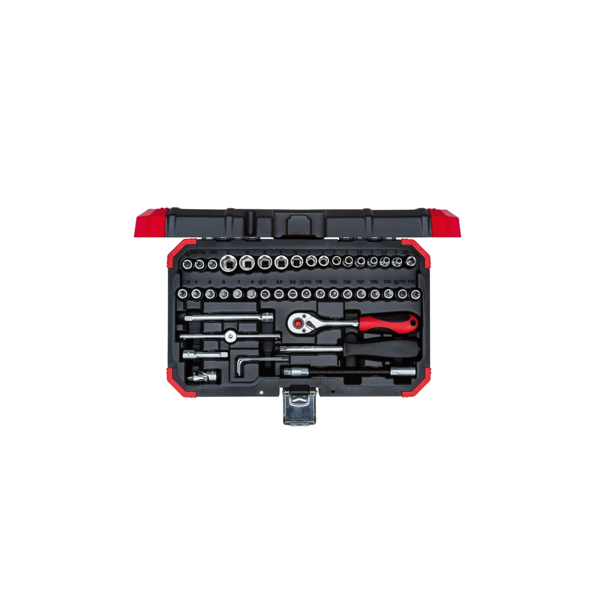Jogo de Soquetes Sextavados 1/4" 46 Peças - GEDORE RED-3300052