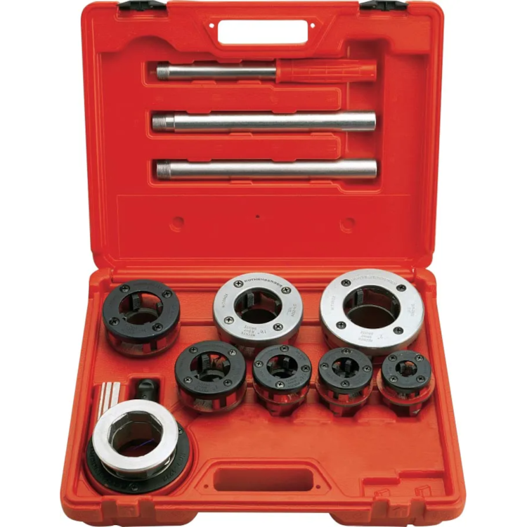 Jogo de Tarraxa Manual 1/2'' a 2'' BSPT Super Ego - ROTHENBERGER-6002302