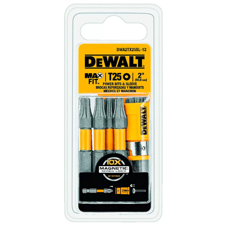Jogo Tork Max Fit 2 Pol. com 11 Pontas Limitador - DEWALT-DWA2TX25SL-12