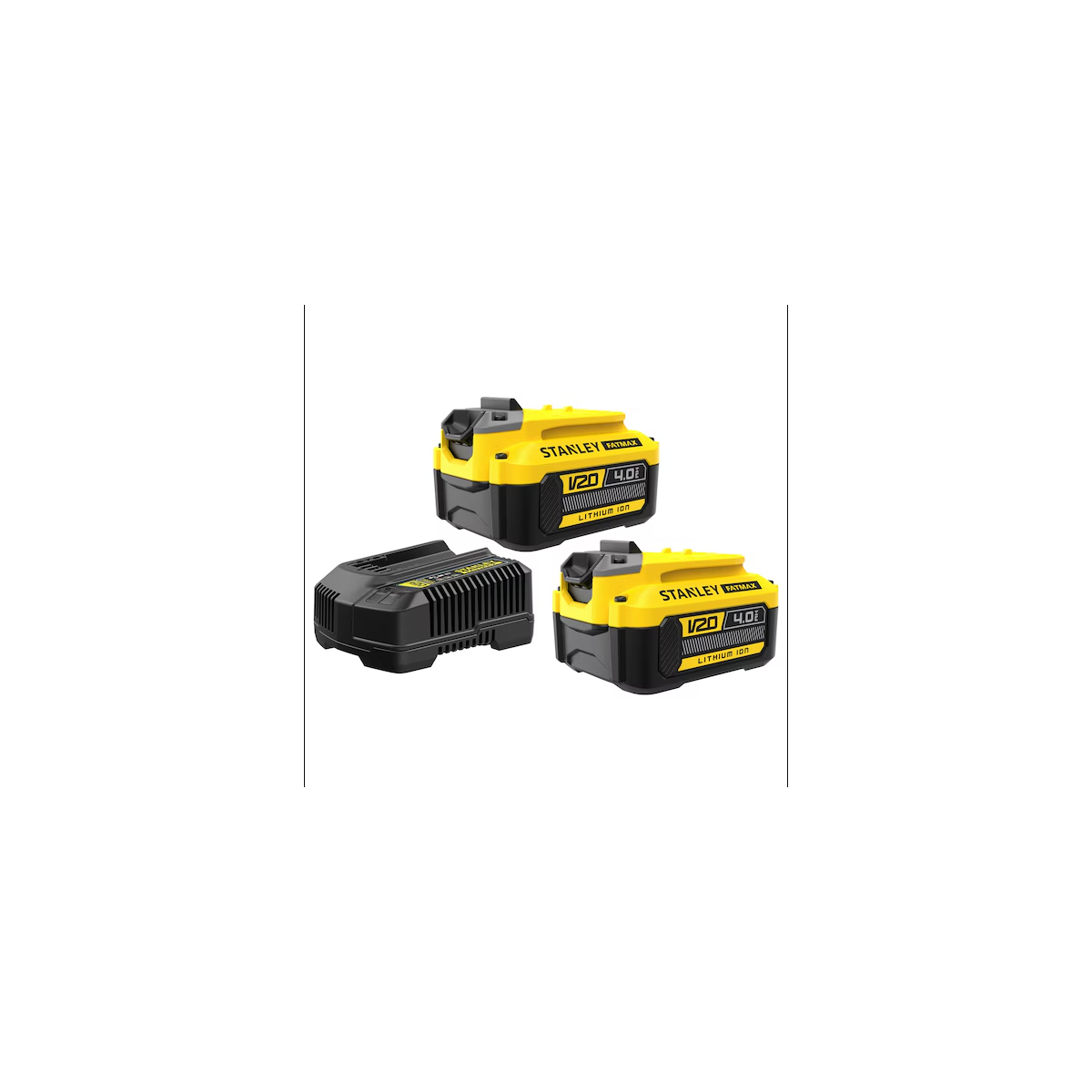 Kit 2 Baterias com Carregador 20v Max 4ah + Bolsa - STANLEY-SCB244CK-BR