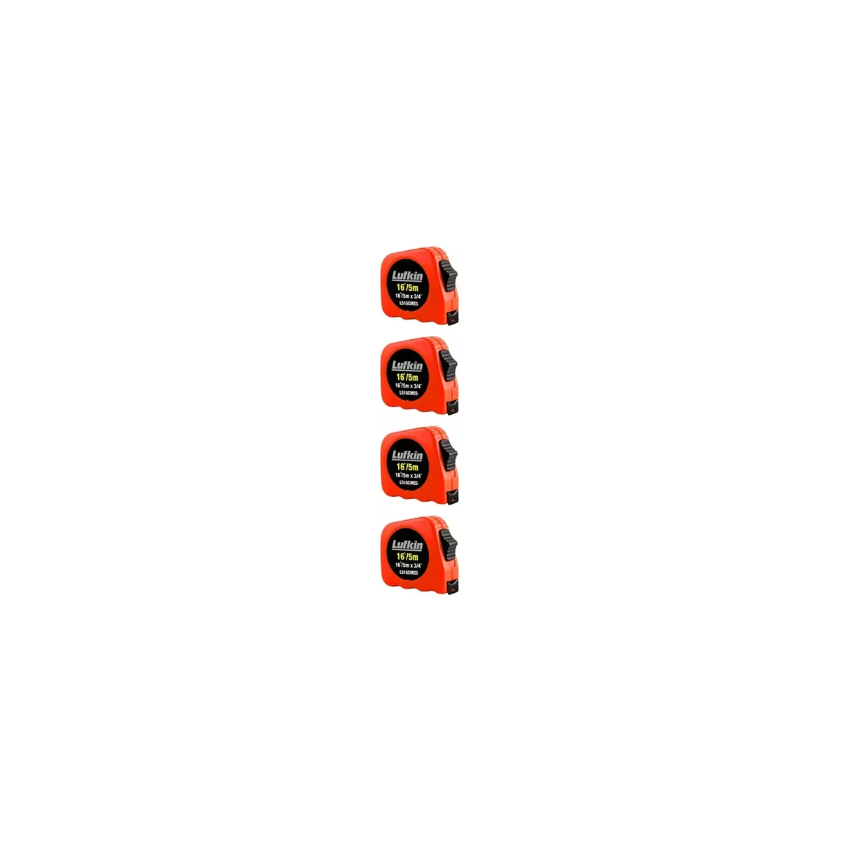 Kit 6 Trenas Lufkin 5M x 3/4Pol Fita De Aço Com Trava de Medição