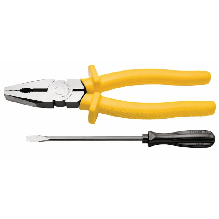 Kit Alicate e Chave de Fenda 43408/048 - TRAMONTINA-43408/048