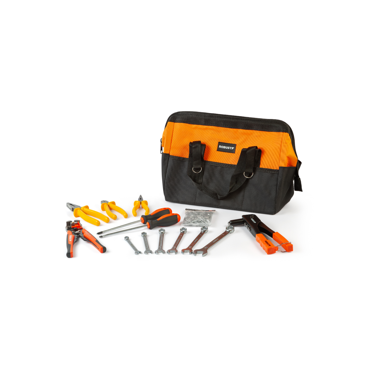 Kit Bolsa em Lona com Ferramentas 15 Pecas - ROBUST-S21702015