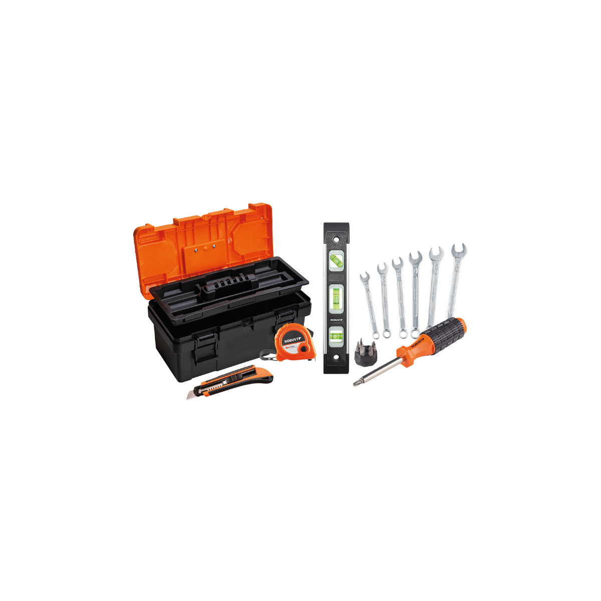 Kit de Ferramentas com Caixa Plastica 16 Pecas - ROBUST-S21752017
