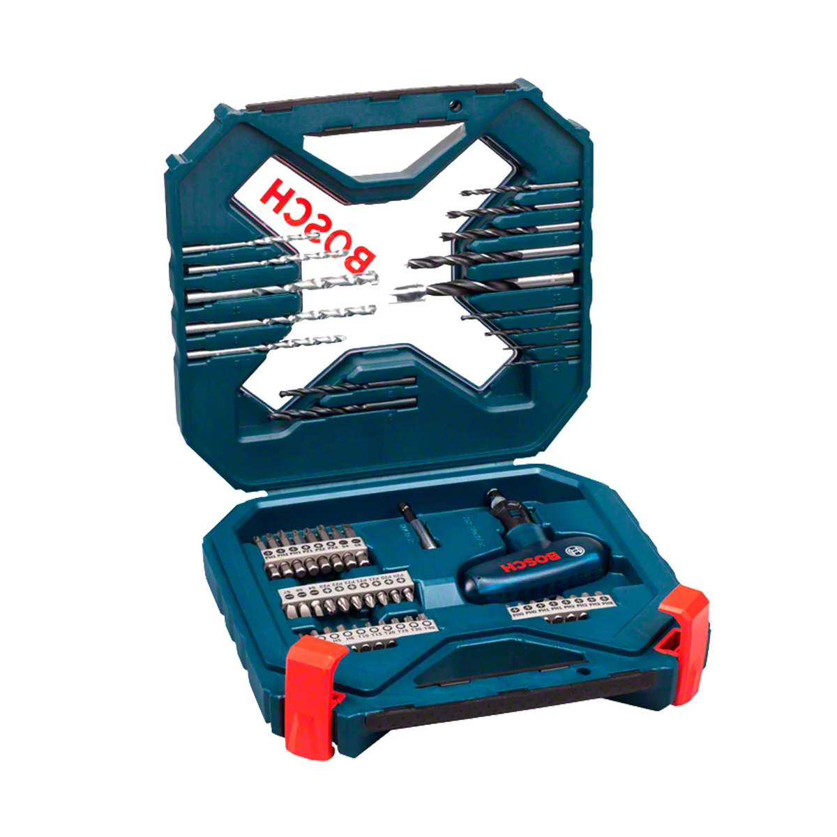 Kit de Pontas e Brocas para Parafusar e Perfurar com 54 Peças e Maleta - BOSCH-2607017507