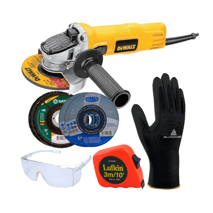 Kit Esmerilhadeira Angular Dewalt 4.1/2