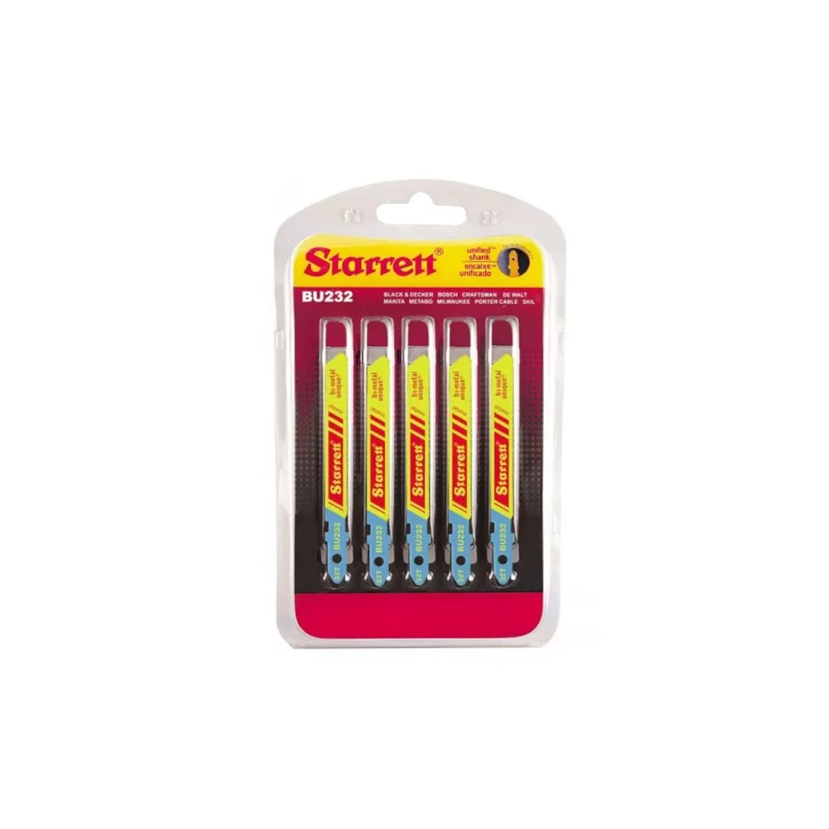 Lâmina de Serra Aço 50mm 32 Dentes com 5PC - STARRETT-BU232