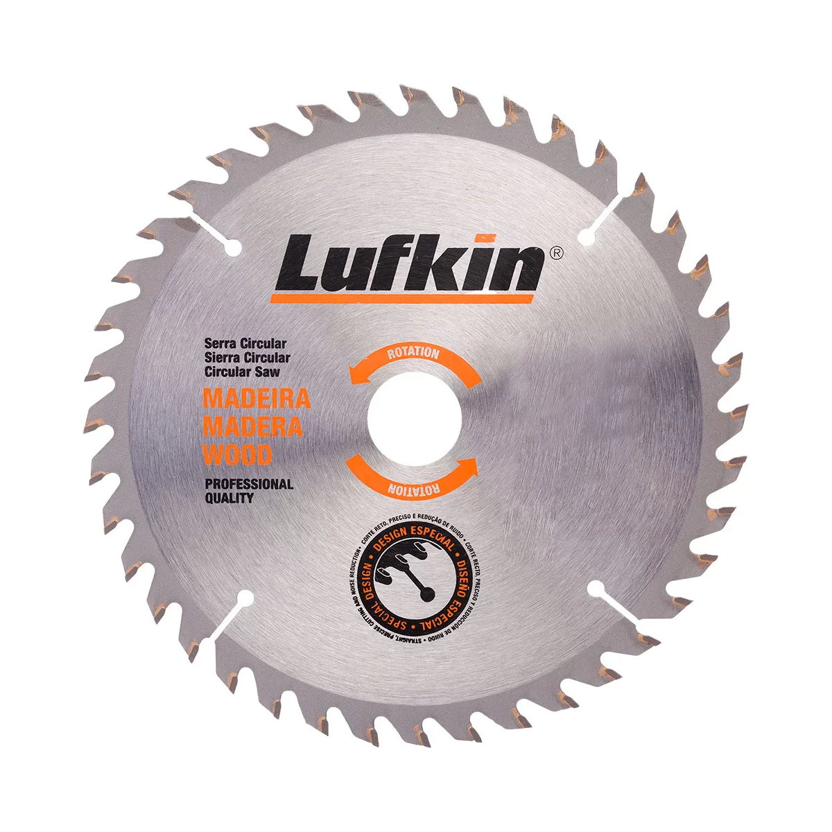 Lamina De Serra Circular Para Madeira 7.1/4 c/ 24 Dentes - LUFKIN - 807024L