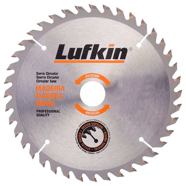 Lamina De Serra Circular Para Madeira 9.1/4 40 Dentes - LUFKIN - 809040L