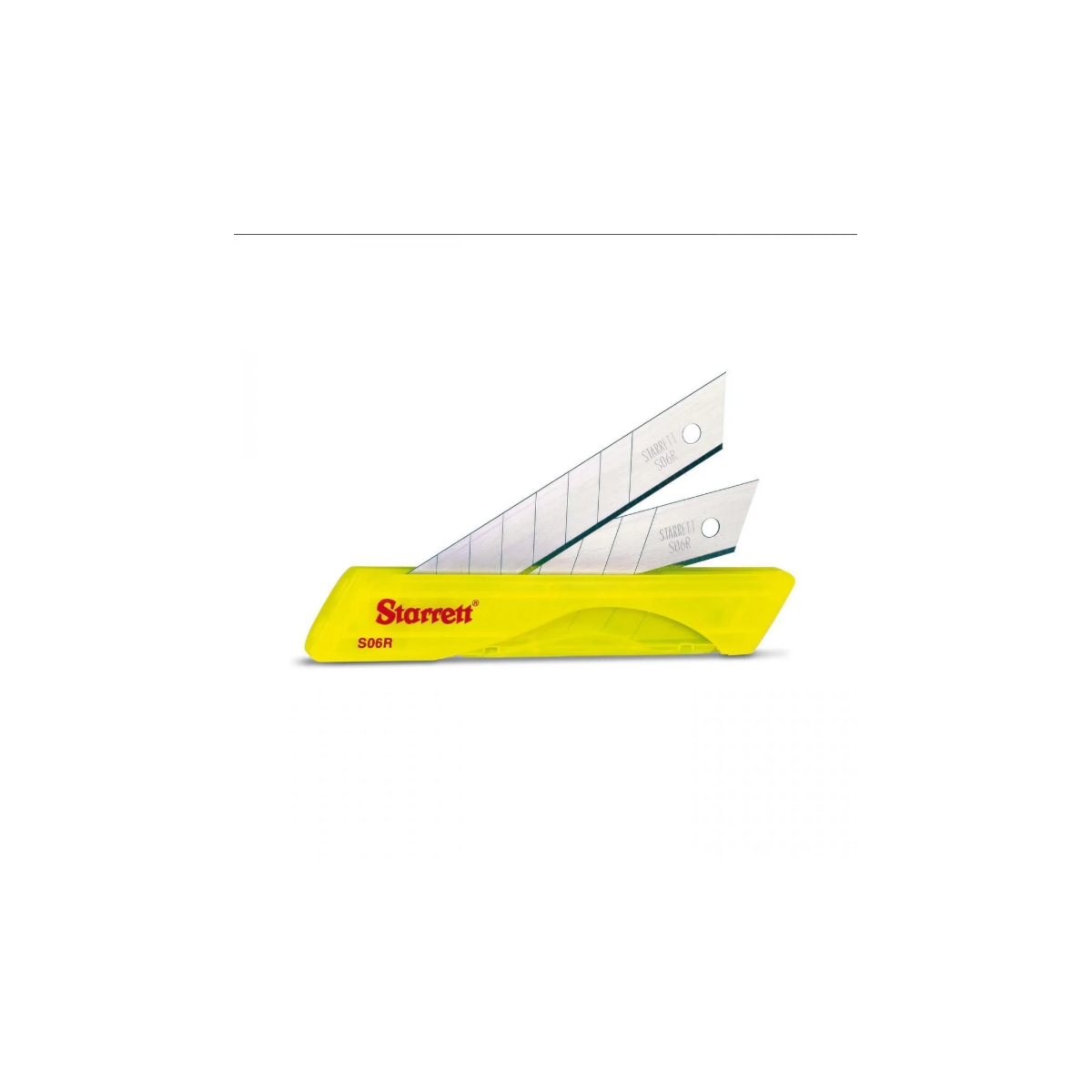 Lâmina Para Estilete 10 Peças Reta Larga 18mm - STARRETT - KS06R