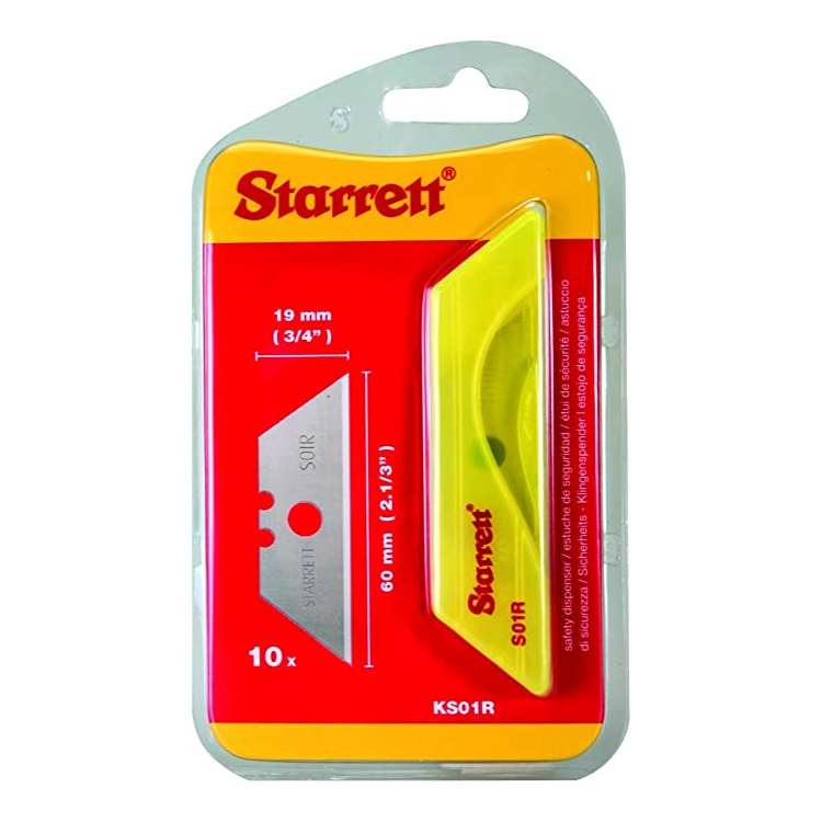 Lâmina Para Estilete 10 Peças - STARRETT - KS01R