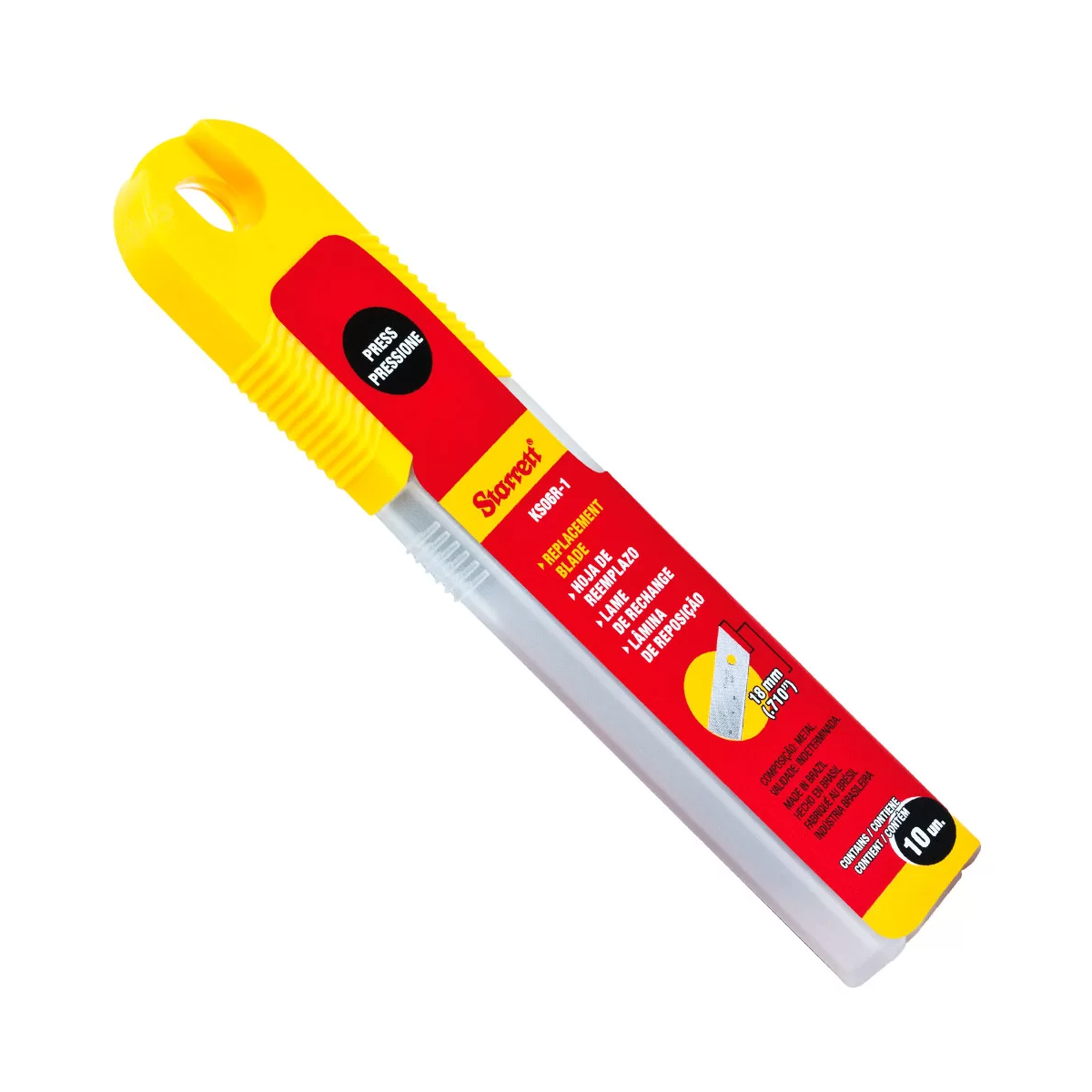 Lâmina Para Estilete 10 Peças - STARRETT - KS06R1