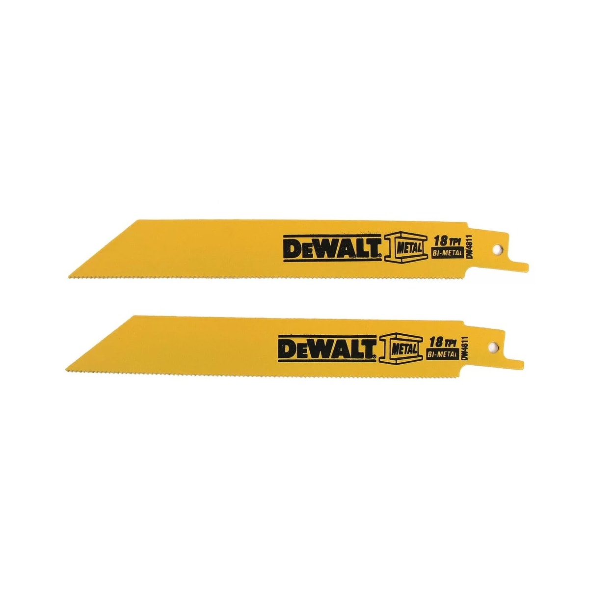 Lâmina Serra Sabre Metal 6" 18 Dentes 2 Peças - DEWALT-DW48112