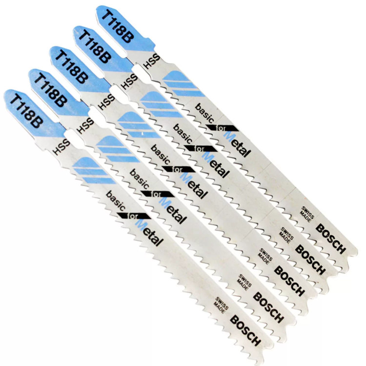 Lâminas de Serra Tico Tico HSS para Metal com 5 Peças - BOSCH-2608668146