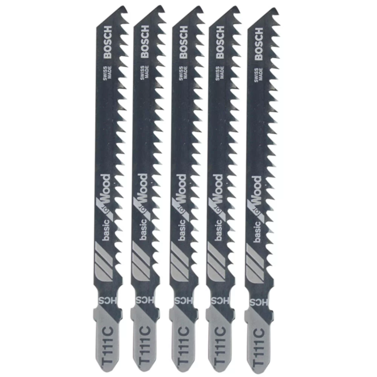 Lâminas de Serra Tico Tico para Madeira com 5 Peças - BOSCH-2608667300