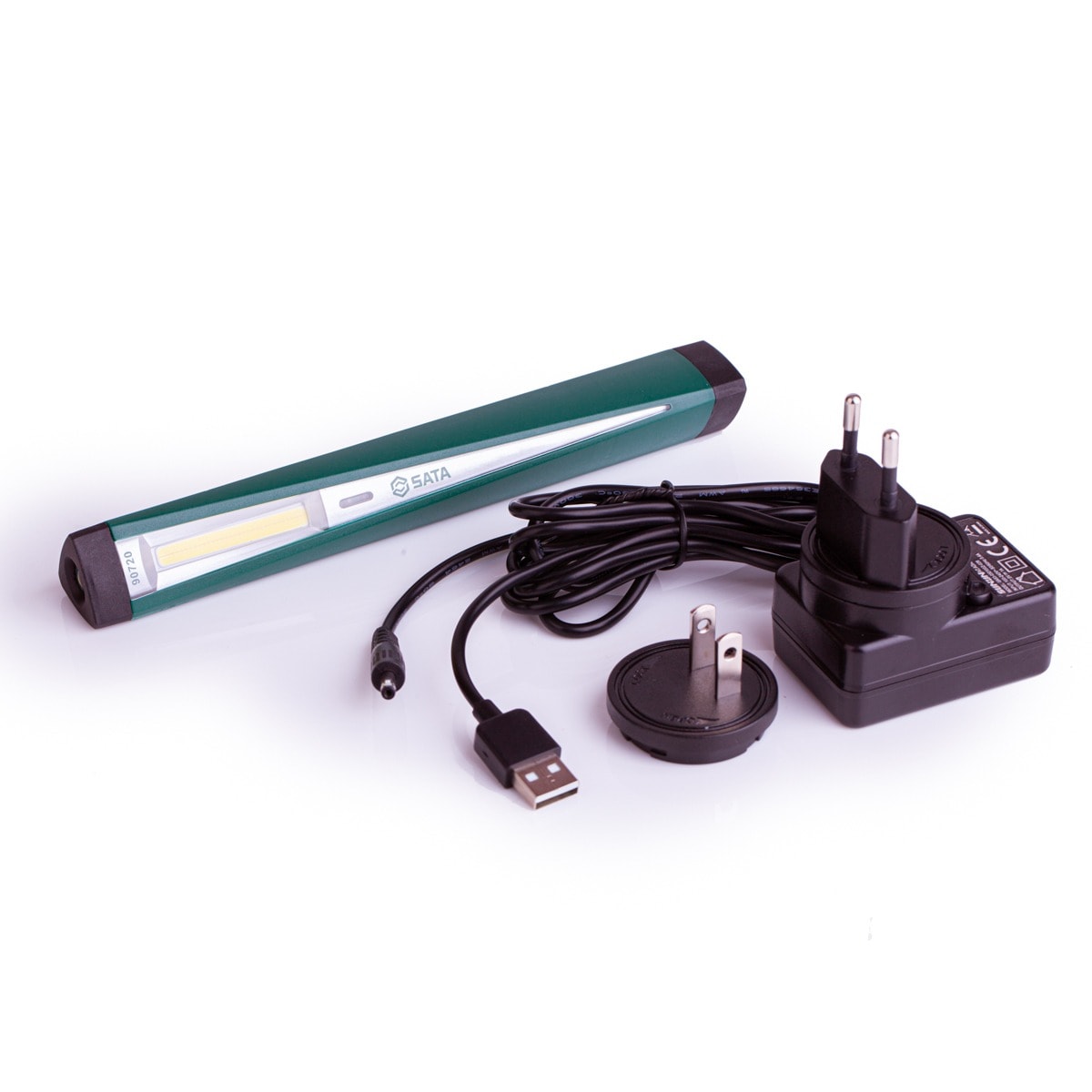 Lanterna de Bolso Recarregável com Cabo e Carregador de 100LM - SATA-ST90720