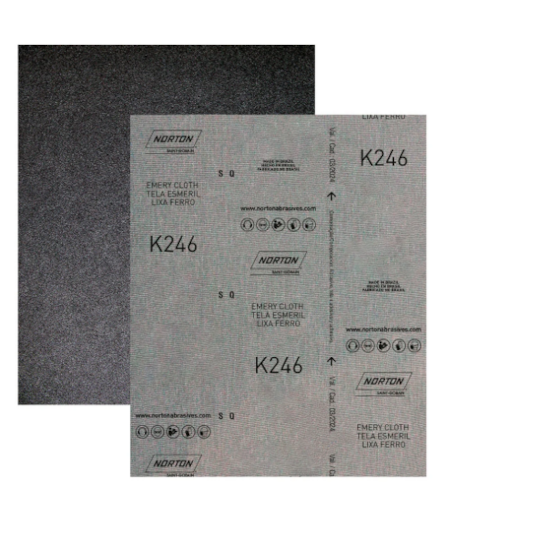 Lixa Ferro Grão 100 225x275mm (1 Peça) - NORTON-5539503253