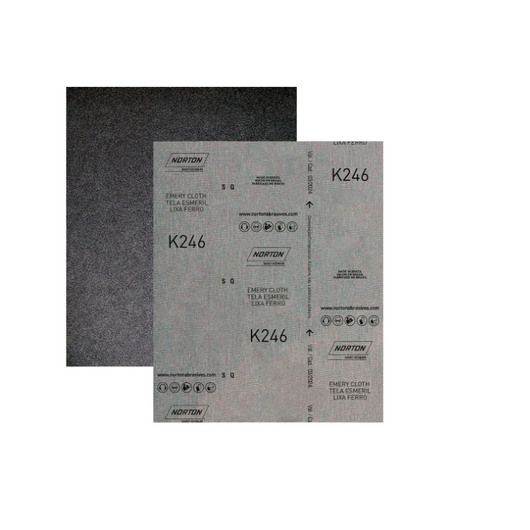 Lixa Ferro Grão 240 com 25 Unidades - NORTON-5539503263