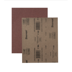 Lixa Massa e Madeira 225 X 75mm Grão 100 - STARRET-FLM100
