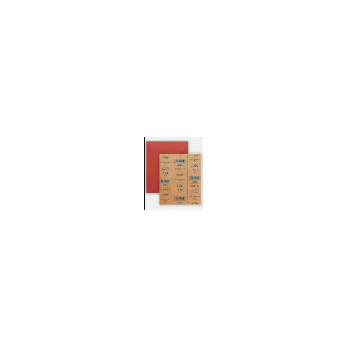 Lixa Massa Grão 120 225x275mm com 50 Unidades - NORTON-5539503063