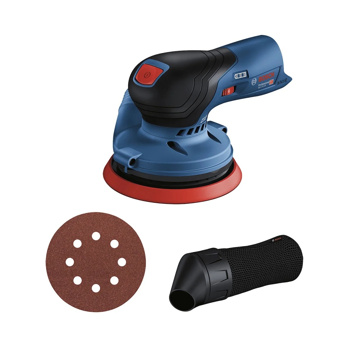 Lixadeira Orbital à Bateria GEX 12V-125 12V sem Bateria - BOSCH-601372101