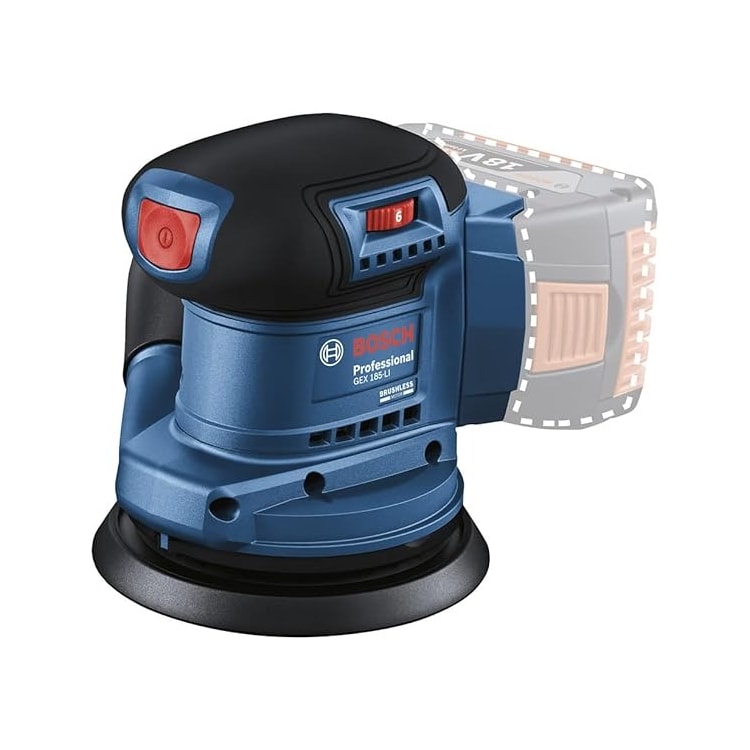 Lixadeira Roto Orbital GEX 185-LI AE 220V - BOSCH-06013A50E0