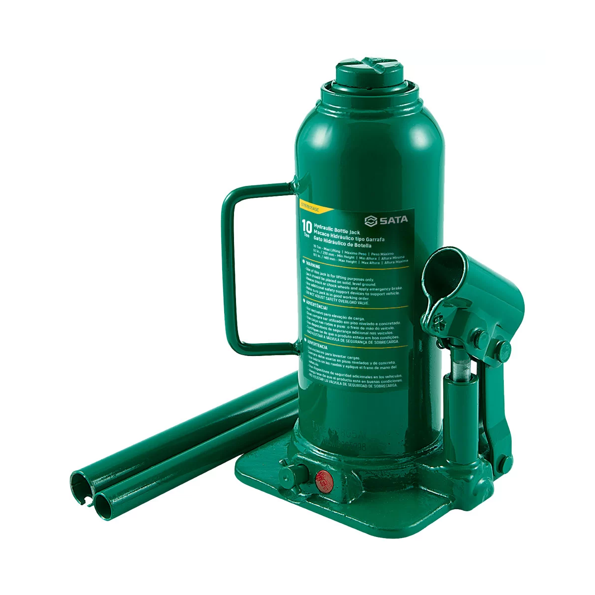 Macaco Hidráulico Garrafa 10 Toneladas - SATA-ST97805ASC