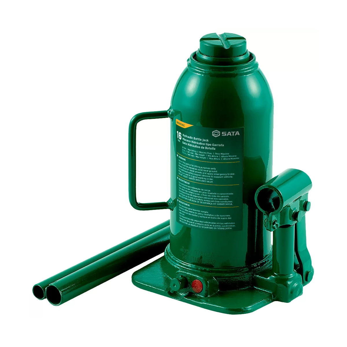 Macaco Hidráulico Garrafa 16 Toneladas - SATA-ST97807ASC