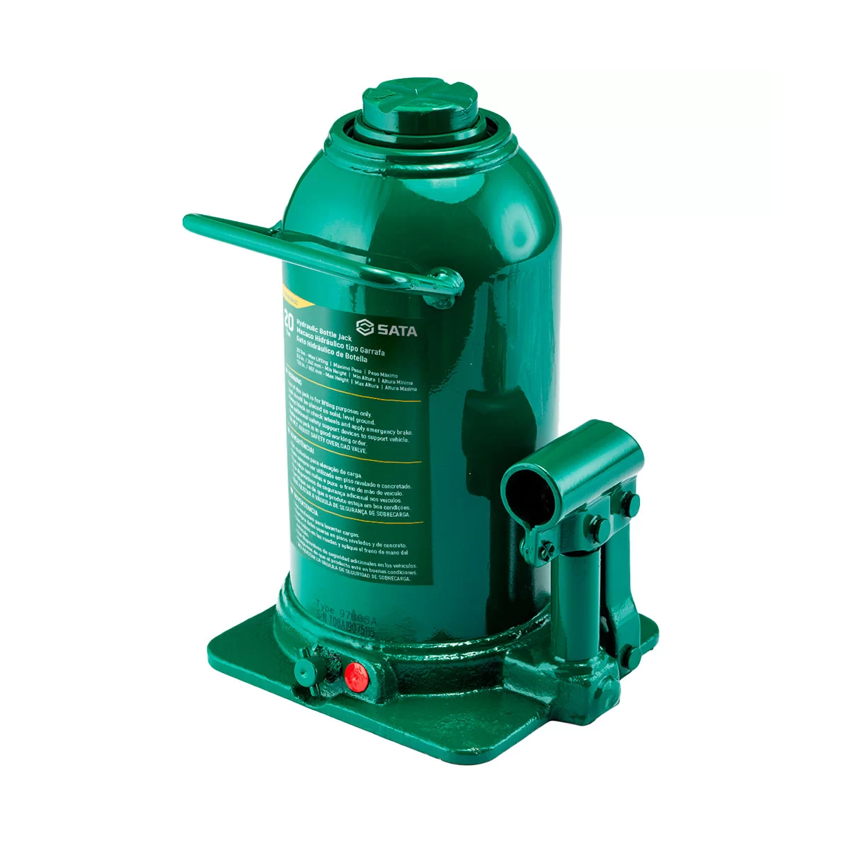 Macaco Hidráulico Garrafa 20 Toneladas - SATA-ST97808ASC