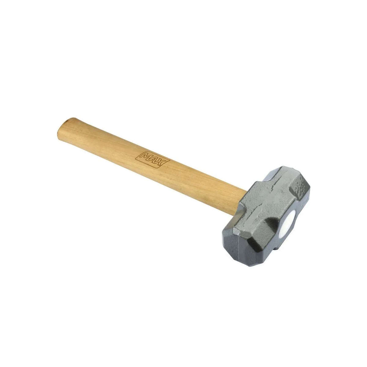 Marreta de Aço 2kg Sextavada Nodular com Cabo de Madeira - MAX-131005