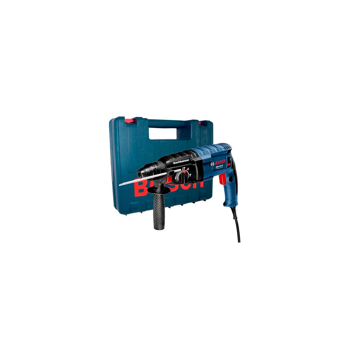 Martelete Perfurador Rompedor GBH 2-24 D 820W 220V SDS PLUS - BOSCH-06112A02E3