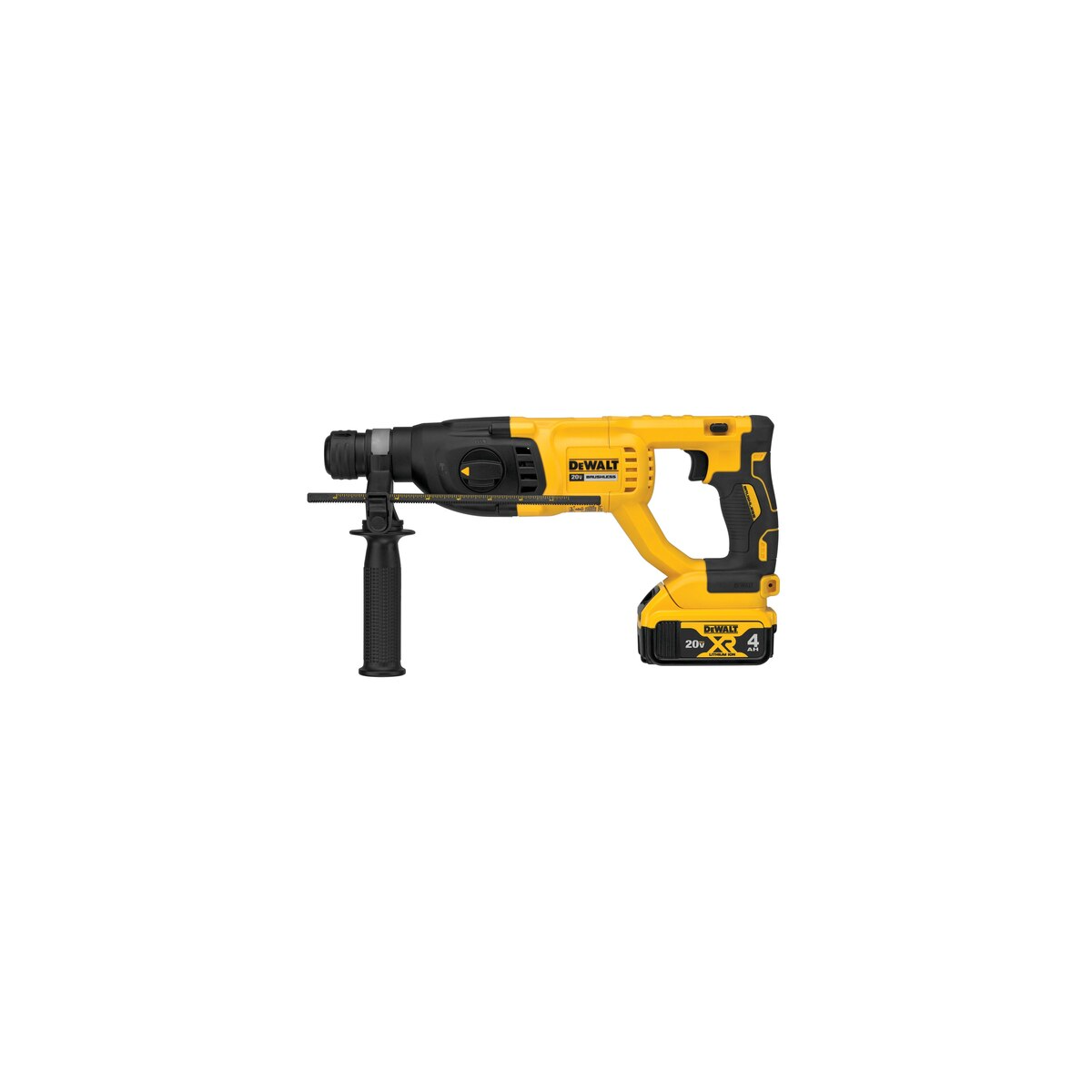 Martelete Perfurador/Rompedor SDS Plus 1'' (26 mm) 20V MAX* LI-ION Brushless 127V 4.0Ah - DEWALT-DCH133M2-BR