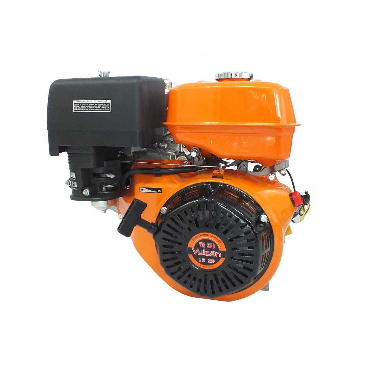 Motor Estacionário à Gasolina 4T 389CC 13HP Partida Manual VM390 - VULCAN-56235