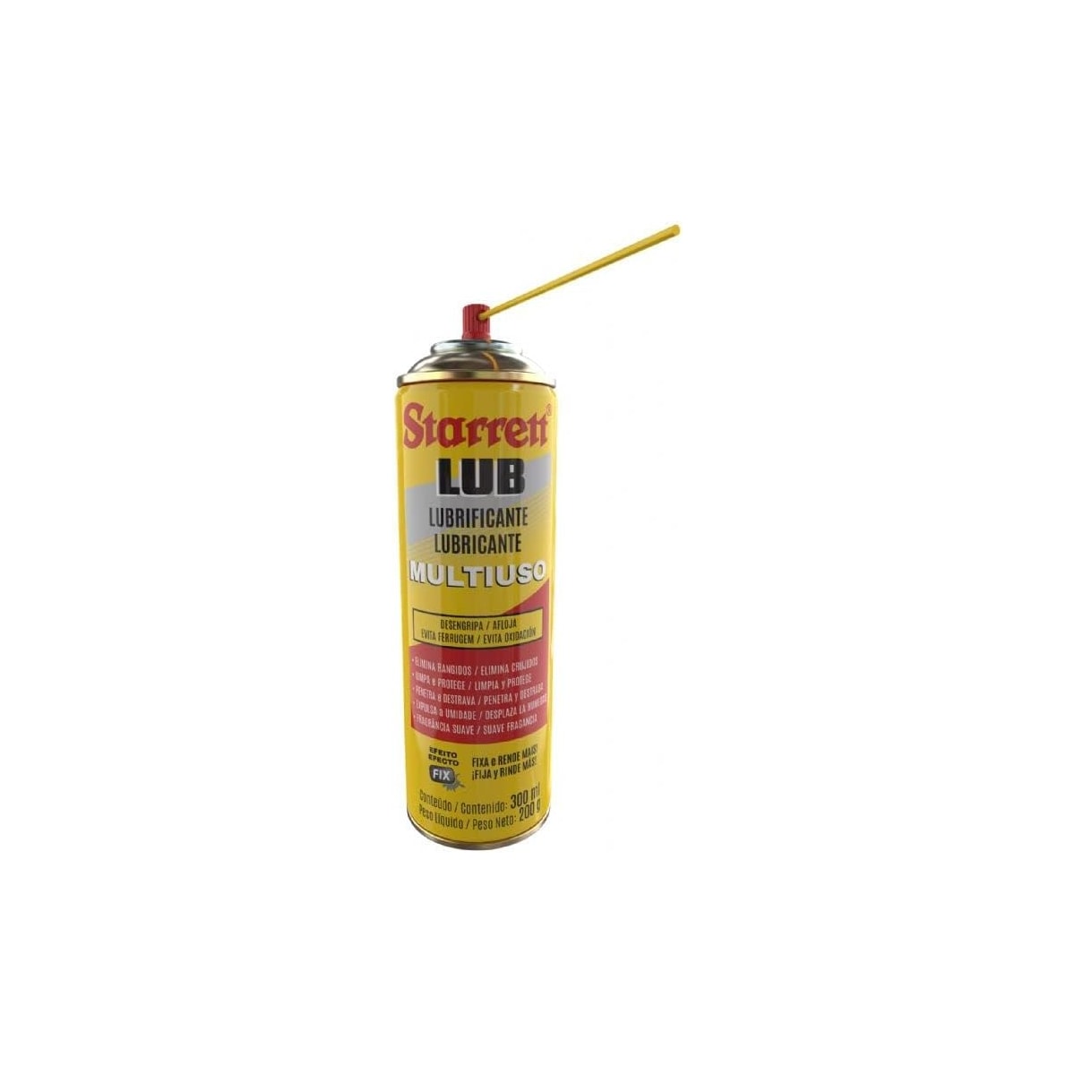 Óleo Lubrificante Desengripante Multiuso Spray 300ML - STARRETT-LUB300