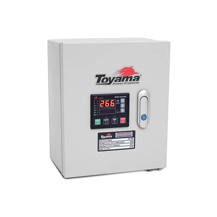 Painel De Transferência Trifásico ATS-T8-380 Com Cabo De Conexão - TOYAMA - ATST8